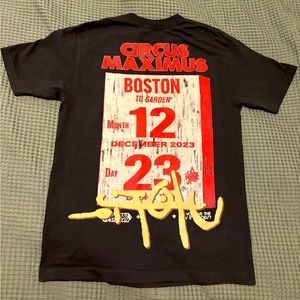 Travis Scott Circus Maximus Boston 2023 Concert shirt